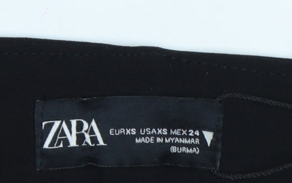 Zara Women’s Black XS High Rise Stretch Leggings NWT