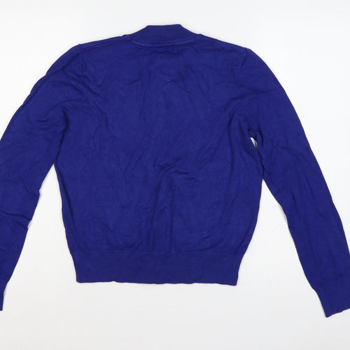 The Collection Debenhams Women’s Blue Size 14 Full Zip Knit Jumper