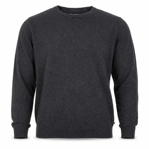 Jack & Jones Men’s Grey L Cotton Crew Neck Pullover Knit Jumper
