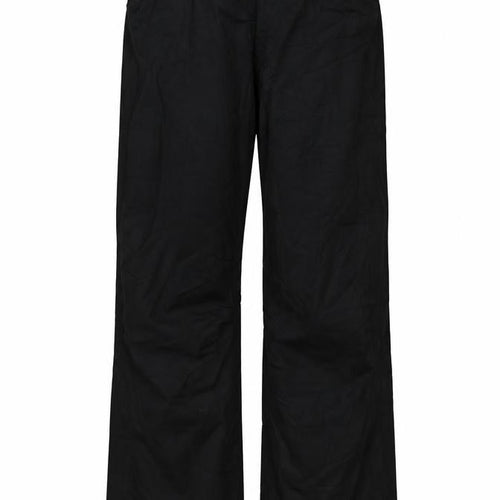 Bershka Women’s Black L Wide-Leg Drawstring Trousers UK 12