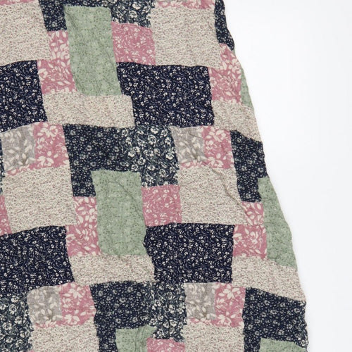 Apricot Women’s Multicoloured UK 14 Floral Patchwork Maxi Skirt
