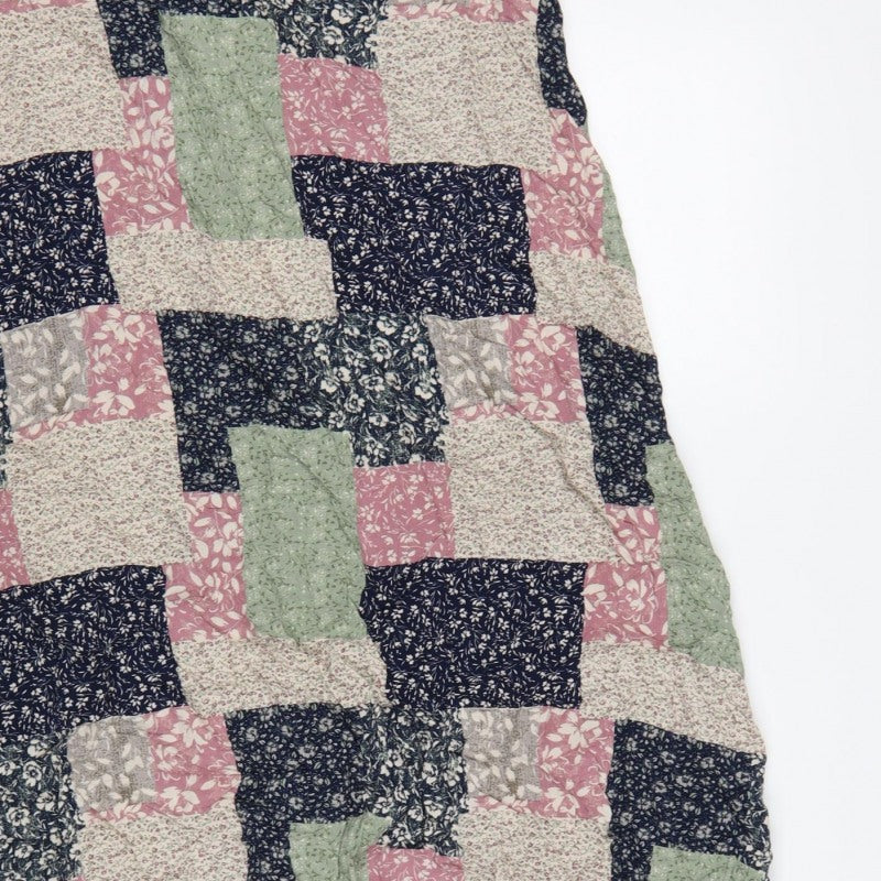 Apricot Women’s Multicoloured UK 14 Floral Patchwork Maxi Skirt