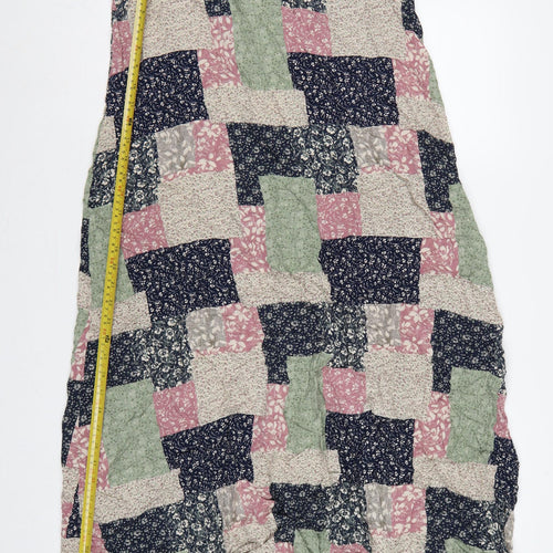 Apricot Women’s Multicoloured UK 14 Floral Patchwork Maxi Skirt
