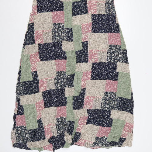 Apricot Women’s Multicoloured UK 14 Floral Patchwork Maxi Skirt