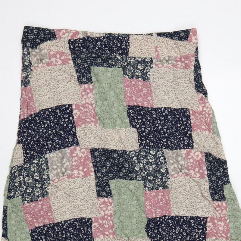 Apricot Women’s Multicoloured UK 14 Floral Patchwork Maxi Skirt