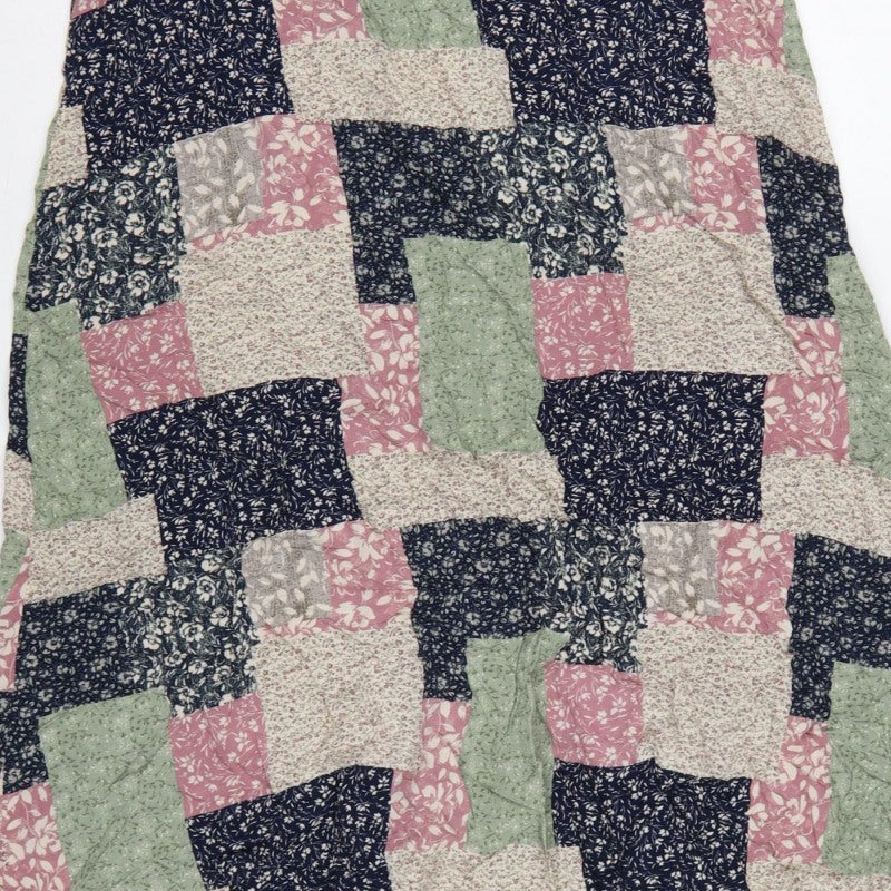 Apricot Women’s Multicoloured UK 14 Floral Patchwork Maxi Skirt