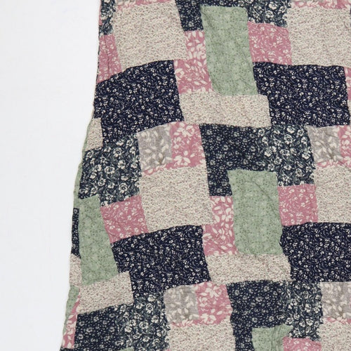 Apricot Women’s Multicoloured UK 14 Floral Patchwork Maxi Skirt