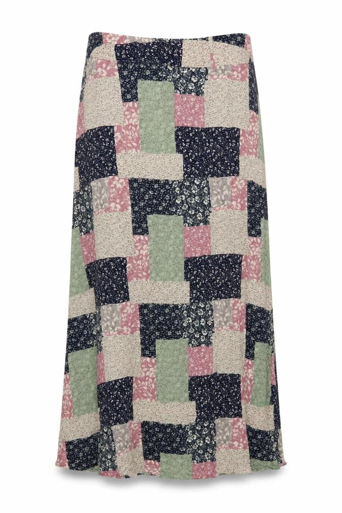 Apricot Women’s Multicoloured UK 14 Floral Patchwork Maxi Skirt