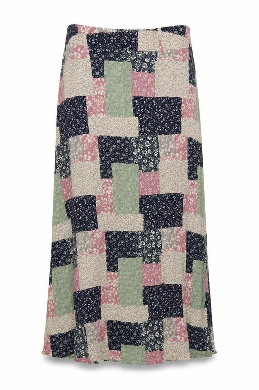 Apricot Women’s Multicoloured UK 14 Floral Patchwork Maxi Skirt