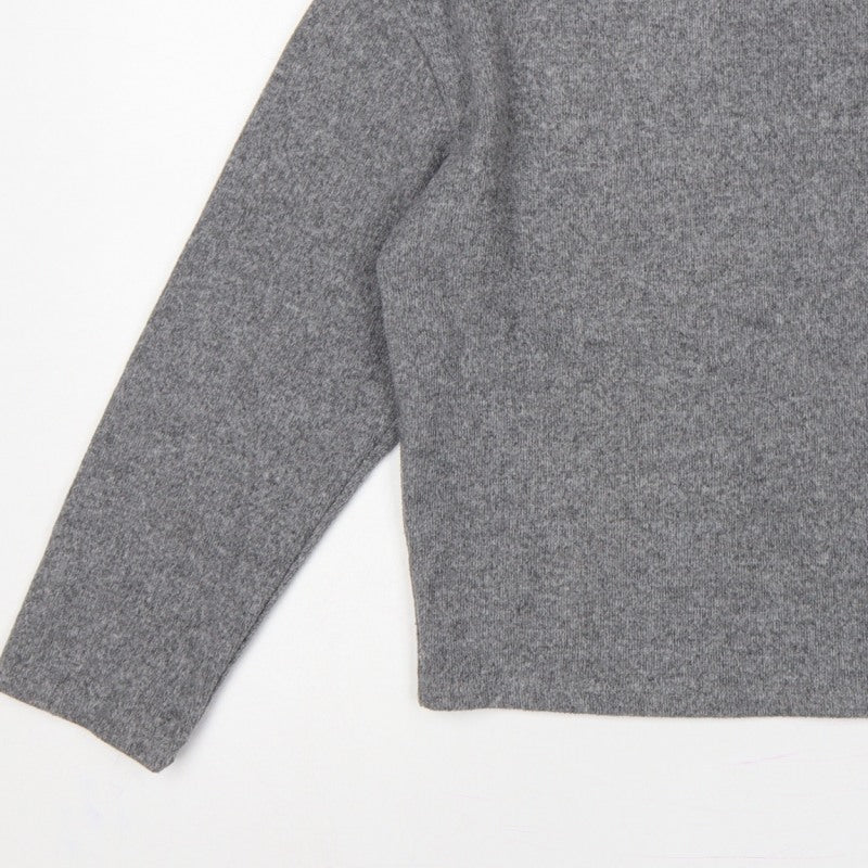Zara Women’s Grey Size S Crew Neck Knit Relaxed Pullover Jumper