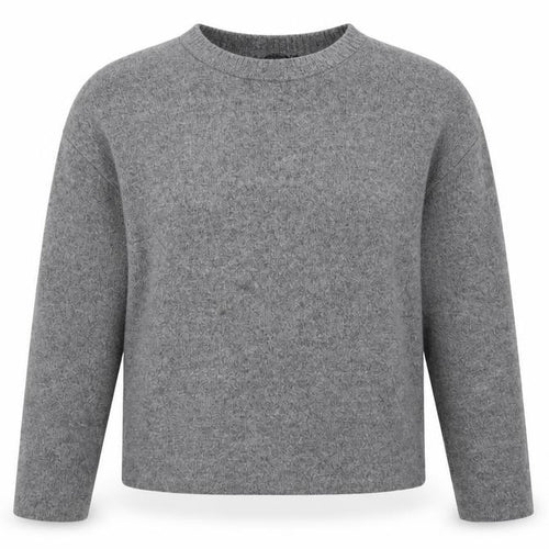 Zara Women’s Grey Size S Crew Neck Knit Relaxed Pullover Jumper