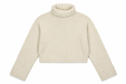 Divided H&M Women’s Ivory XS Roll Neck Knit Pullover Jumper
