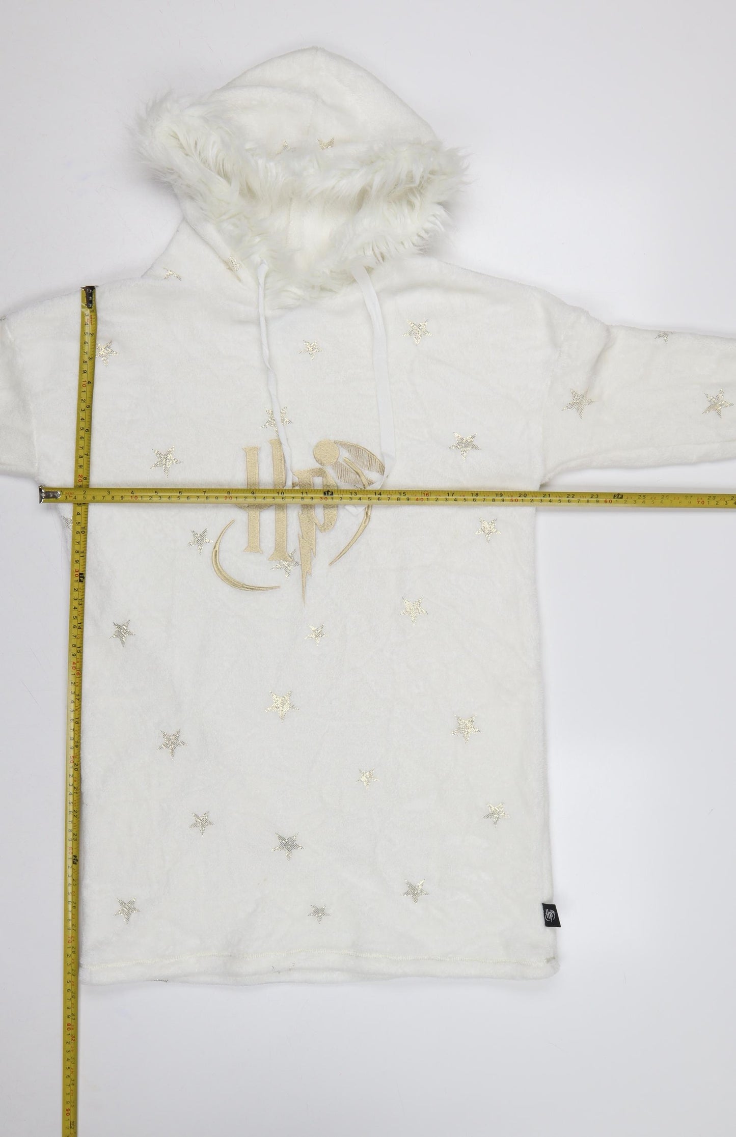Tu Teens White S Harry Potter Hooded Star Fleece Pyjama Top