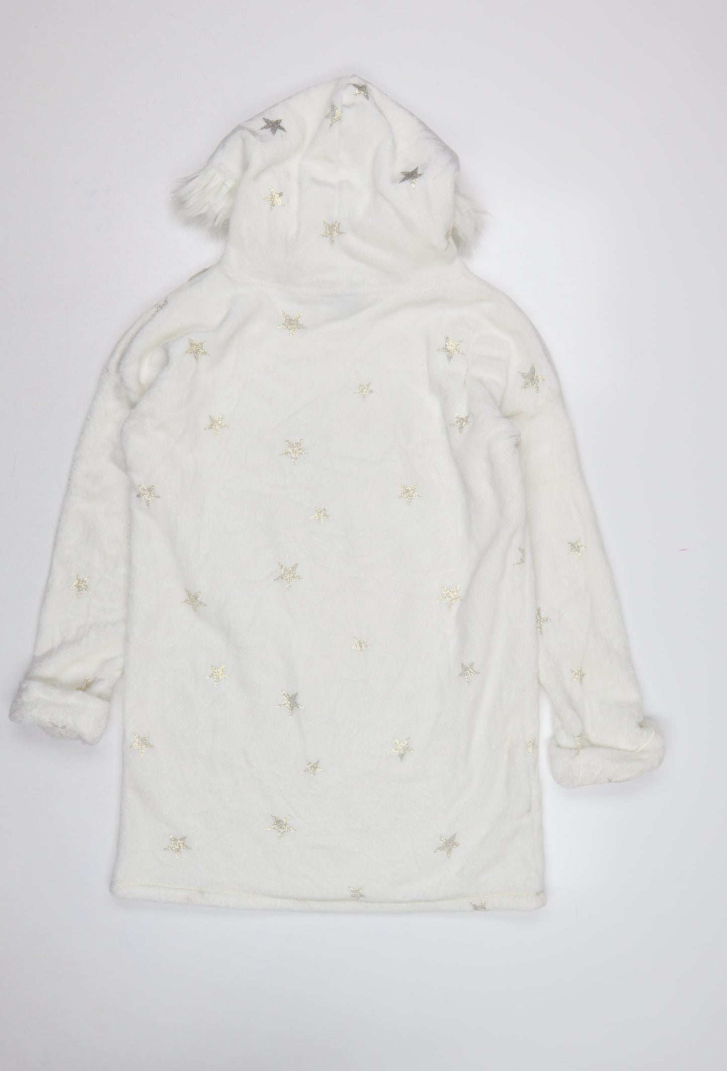 Tu Teens White S Harry Potter Hooded Star Fleece Pyjama Top
