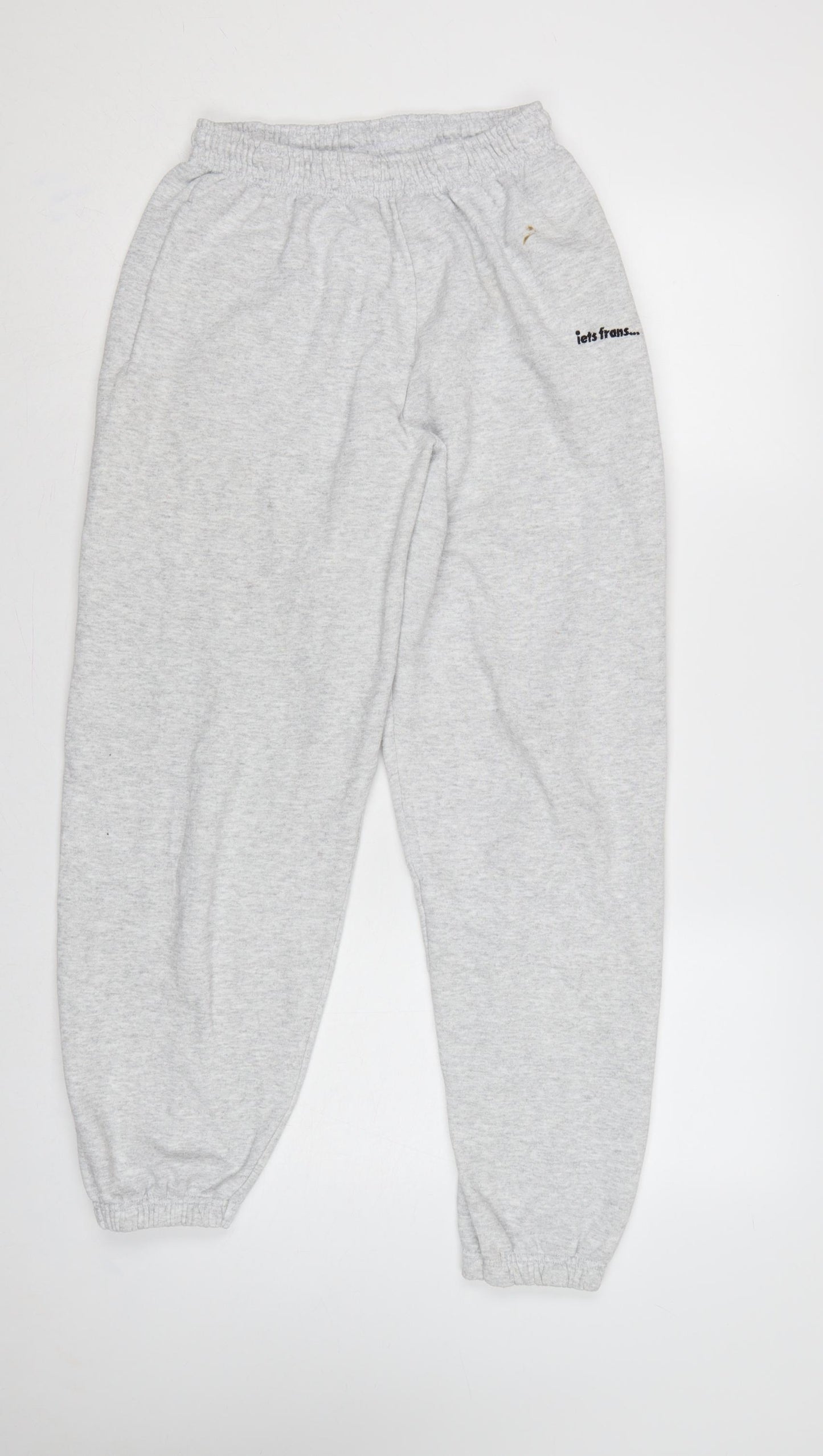 iets frans... Women Grey S Petite Cuffed Sweatpants Joggers