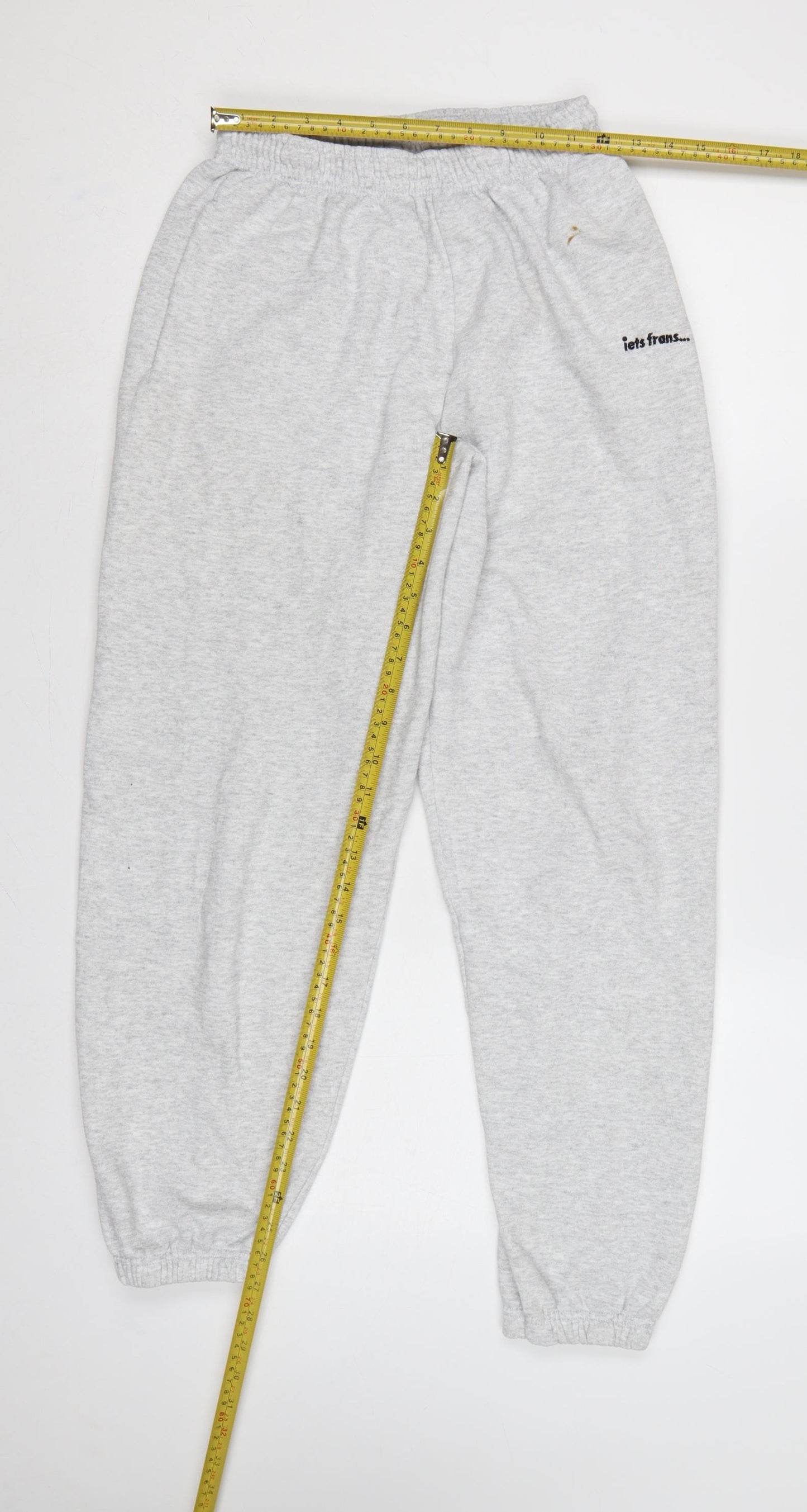 iets frans... Women Grey S Petite Cuffed Sweatpants Joggers