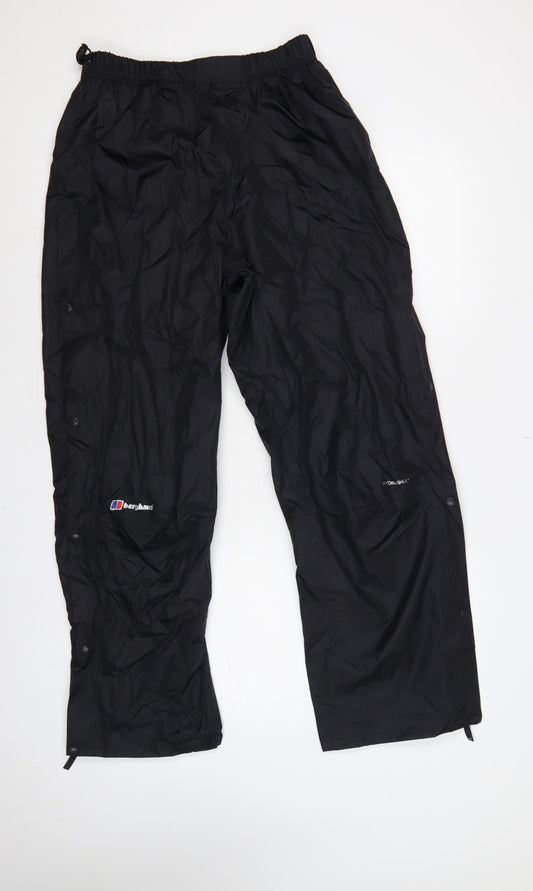 Berghaus Men’s Black L Hydroshell Waterproof Rain Trousers 31in Leg