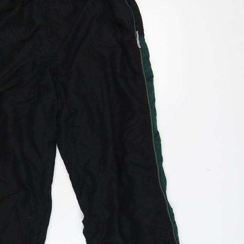 Samurai Sportswear Men’s Black Green L Snow Pants Lined Ankle Zip