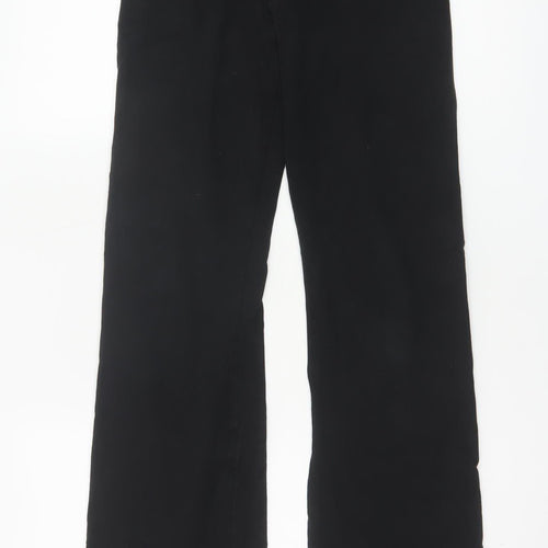 Hollister Women Black S Ultra High Rise Flared Stretch Leggings