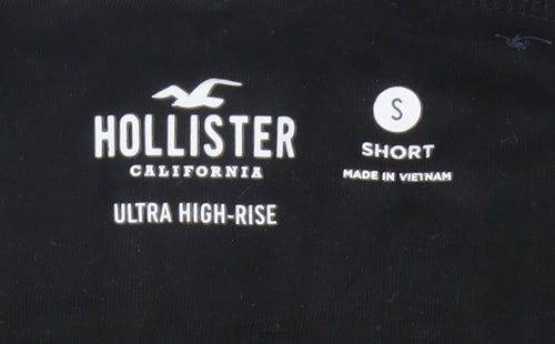 Hollister Women Black S Ultra High Rise Flared Stretch Leggings