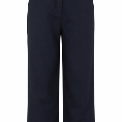 M&S Collection Women’s Blue Wide Leg High Rise Linen Trousers UK 18