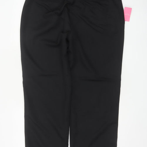 Brook Taverner Women Black Size 18 Straight Leg Tailored Dress Trousers