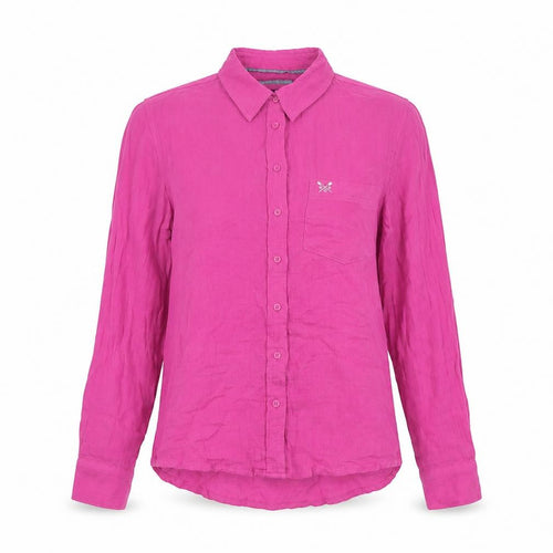 Crew Clothing Company Women’s Pink Size 8 Relaxed Fit Cotton Shirt
