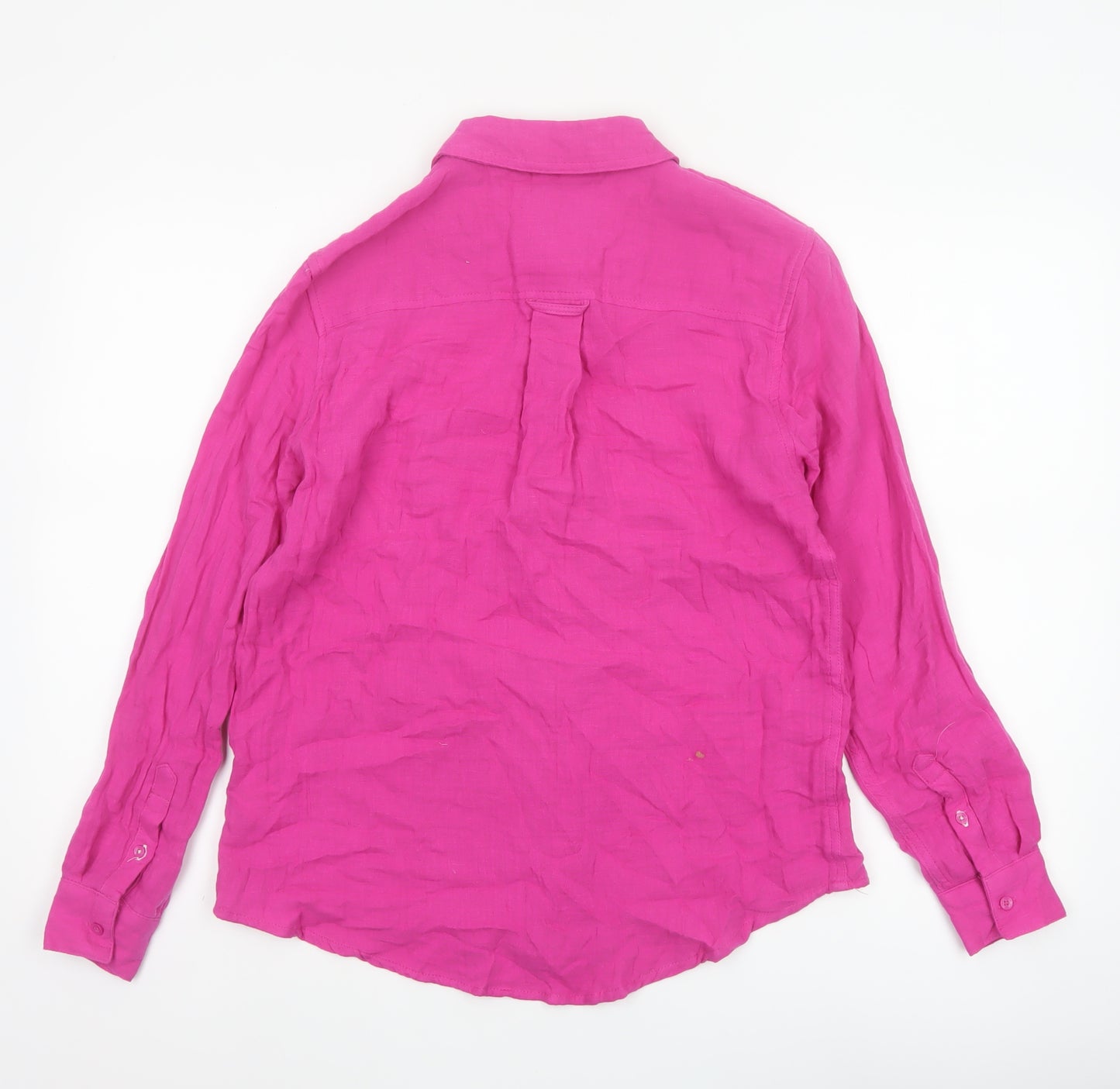 Crew Clothing Company Women’s Pink Size 8 Relaxed Fit Cotton Shirt