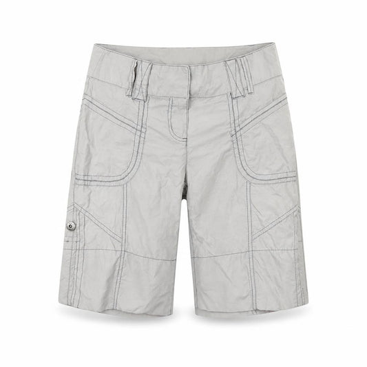 Next Women’s Grey Cargo Shorts UK 6 Cotton Nylon Multi Pocket