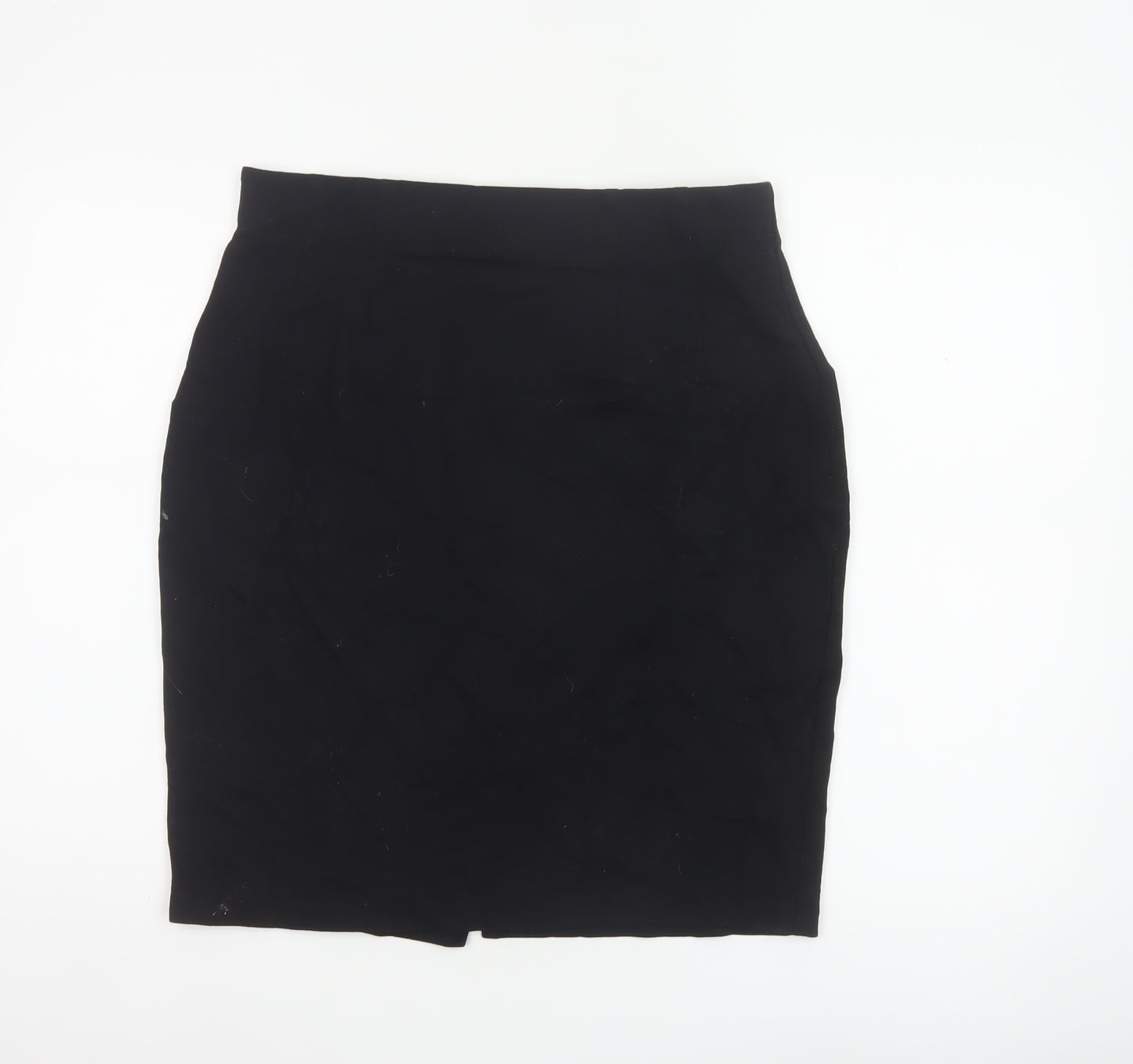 Marks and Spencer Women Black UK 14 Pencil Knee Length Work Skirt