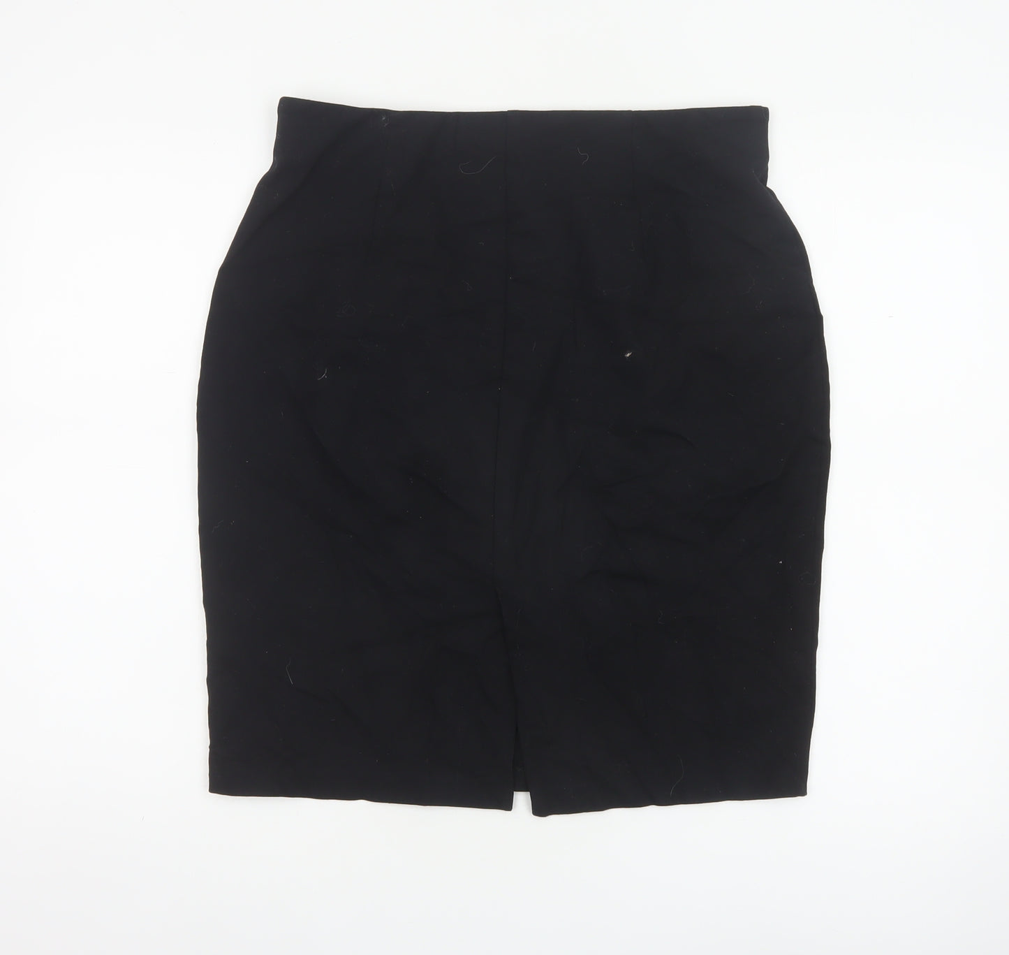 Marks and Spencer Women Black UK 14 Pencil Knee Length Work Skirt