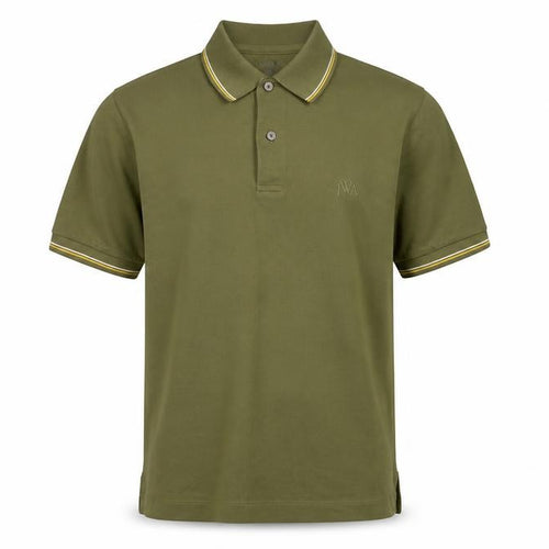 JW Anderson Men’s Green S Cotton Pique Logo Polo Shirt