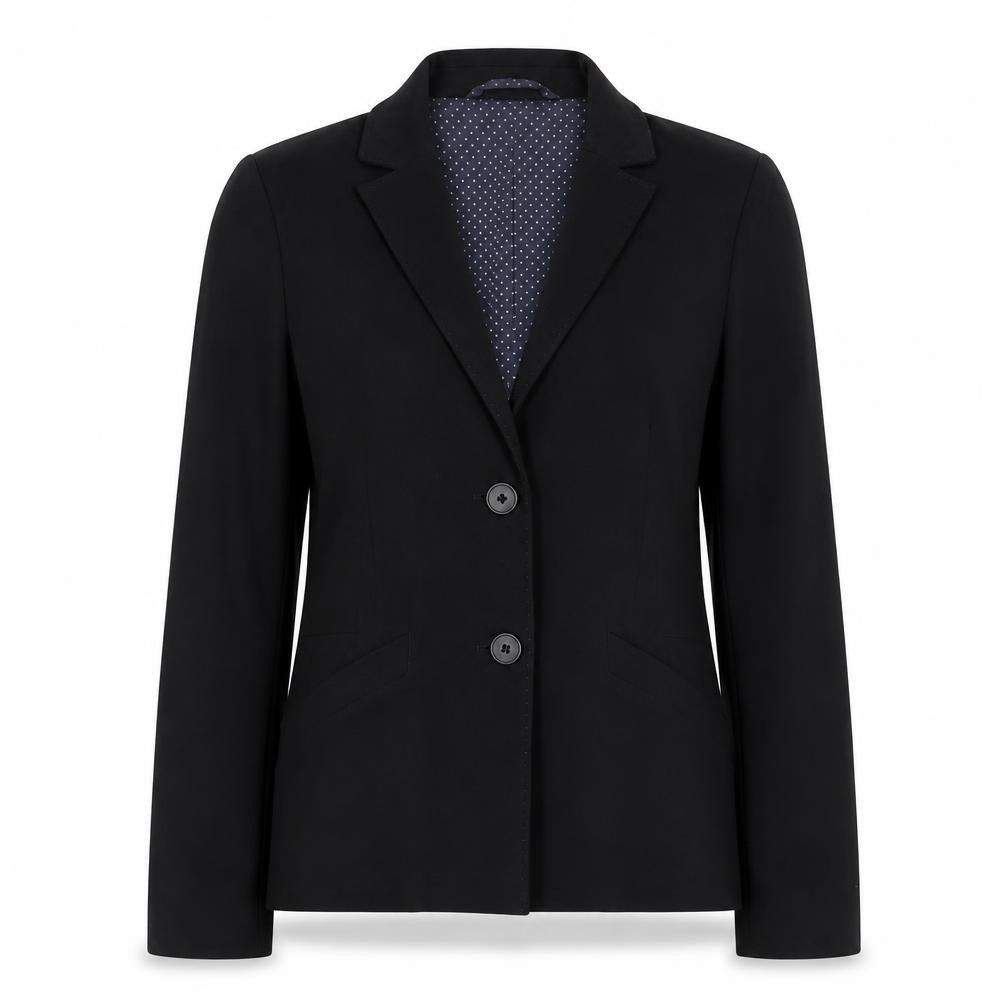 Jigsaw Women’s Black UK 8 Wool Blend 2 Button Tailored Blazer