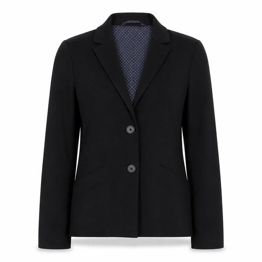 Jigsaw Women’s Black UK 8 Wool Blend 2 Button Tailored Blazer