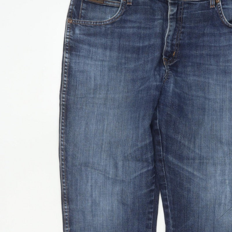 Wrangler Men’s Blue W36 L30 Texas Stretch Straight Jeans