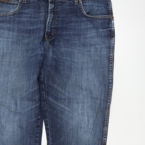 Wrangler Men’s Blue W36 L30 Texas Stretch Straight Jeans