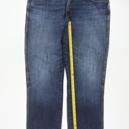 Wrangler Men’s Blue W36 L30 Texas Stretch Straight Jeans