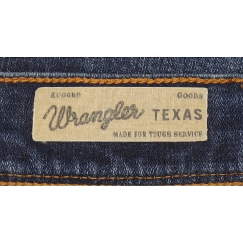 Wrangler Men’s Blue W36 L30 Texas Stretch Straight Jeans