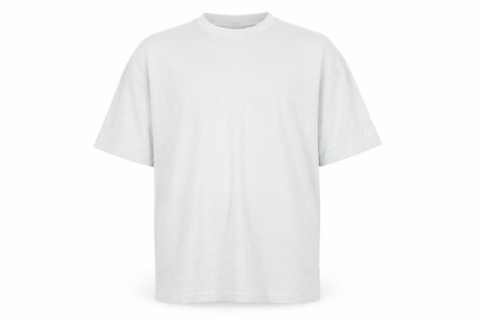Garment Makers Industry Men’s White L Waffle Knit High Neck T-Shirt