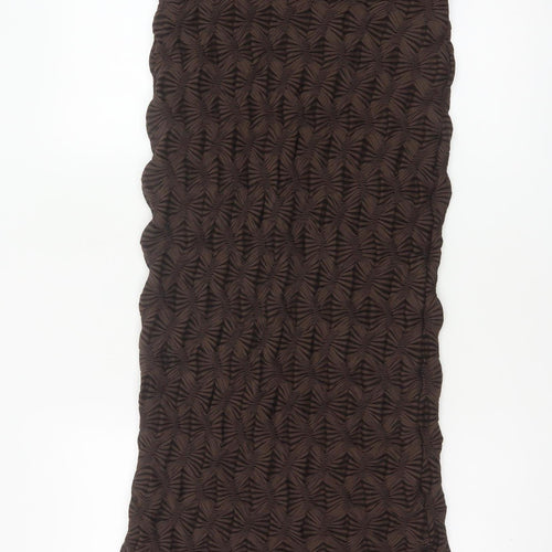 River Island Samantha Faiers Women Brown Animal Print Long Skirt UK 12