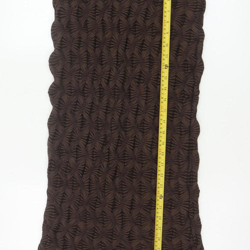 River Island Samantha Faiers Women Brown Animal Print Long Skirt UK 12