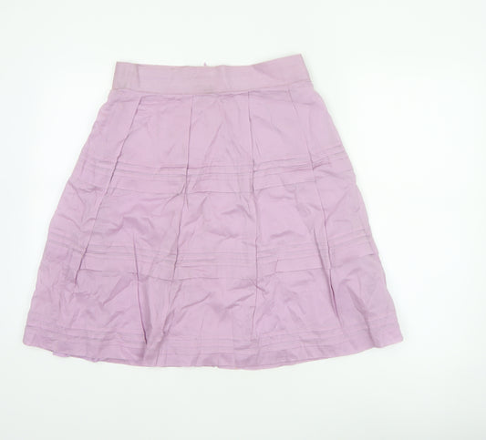 Noa Noa Women Pink S A-Line Knee Length Cotton Skirt