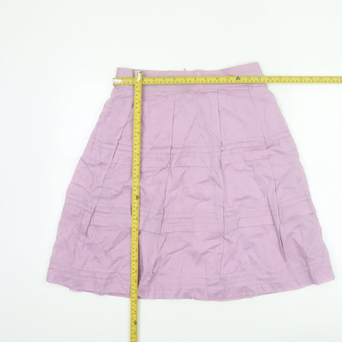 Noa Noa Women Pink S A-Line Knee Length Cotton Skirt