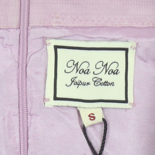 Noa Noa Women Pink S A-Line Knee Length Cotton Skirt
