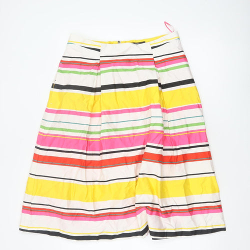 Esprit Women’s Multicoloured UK 14 Striped A-Line Knee Skirt