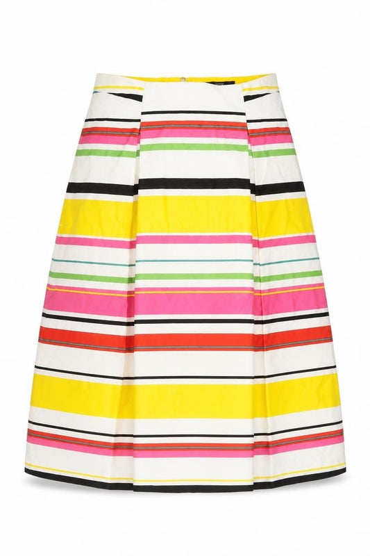 Esprit Women’s Multicoloured UK 14 Striped A-Line Knee Skirt