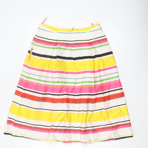 Esprit Women’s Multicoloured UK 14 Striped A-Line Knee Skirt