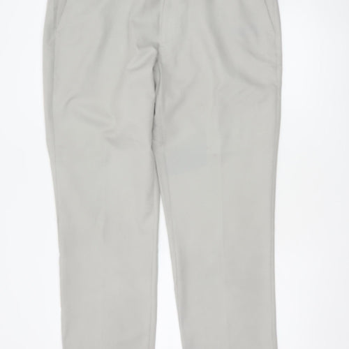 Marks & Spencer Men's Grey 40R Regular Fit Dress Trousers