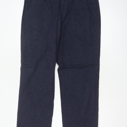 Marks and Spencer Men’s Blue 32/29 Regular Straight Chino Trousers
