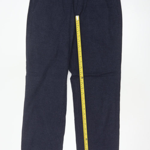 Marks and Spencer Men’s Blue 32/29 Regular Straight Chino Trousers
